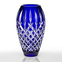 Waterford Crystal Araglin Prestige Vases, Cobalt
