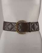 Lanvin Patent Hinge Belt   