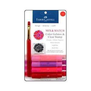   Mix & Match Color Gelatos Set Clear Stamp Red to Pink 