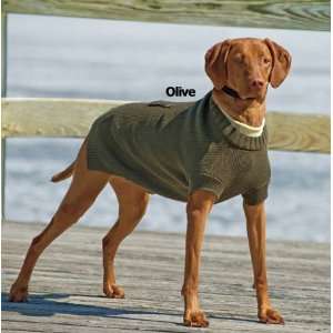  Rileys Rollneck Dog Sweater Medium Color Birch Pet 