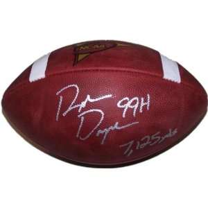 Ron Dayne Autographed 99 H &7,125 yds Authentic NCAA Football