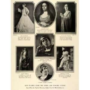  1924 Print Rosa Ponselle Barbara Kemp Mona Lisa De Vescovi 
