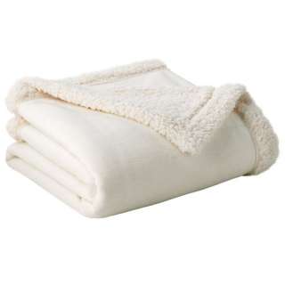 Kohls   SONOMA life and style Solid Sherpa Micromink Throw Blanket 
