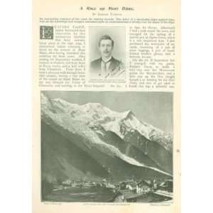  1898 Mont Blanc Samuel Turner Chamonix Grands Mulets 