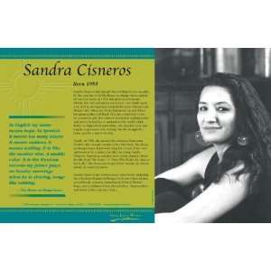  Latino Writers   Sandra Cisneros by unknown. Size 11.00 X 