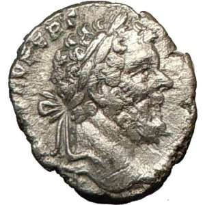 SEPTIMIUS SEVERUS 196AD GenuineAncient Silver Roman Coin Security 