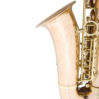 CECILIO AS 380 ALTO SAXOPHONE in Rose Brass & Gold Keys  