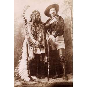 Sitting Bull with Buffalo Bill   1891