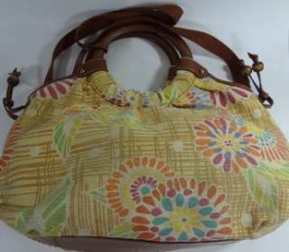 AUTHENTIC Vintage FOSSIL womens LARGE handbag womens Multi Color 