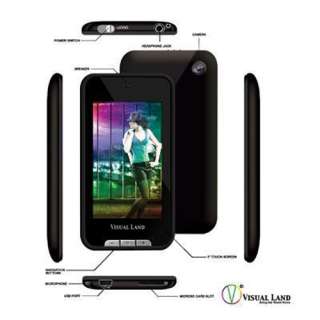 NEW Visual Land V Touch Pro 4GB Black  Player  
