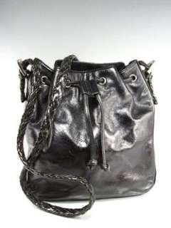 FOSSIL 90s VTG Leather Drawstring Bucket Bag $188 CMP NR MINT Lrg 
