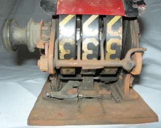 Vintage Gas Fuel Oil Kerosene Pump Flow Meter Gauge Antique 
