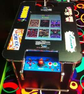 NEW ARCADE LCD COCKTAIL TABLE Ms PacMan*Galaga*Donkey Kong* Pac Man 