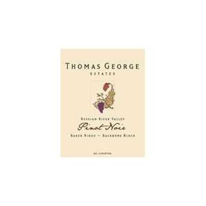  Thomas George Estates Pinot Noir Baker Ridge 2008 750ML 