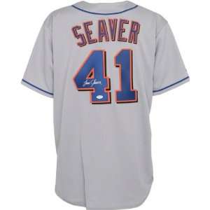 Tom Seaver New York Mets Autographed Grey Majestic Replica Jersey