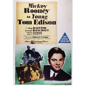  Young Tom Edison (1940) 27 x 40 Movie Poster Style A