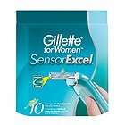 Gillette Sensor Excel for Women Comfort Blades, Cartridges 10 ea