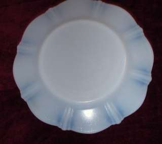 Monax Milk Glass   American Sweetheart Plate   8 inches  