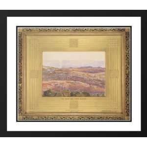 Hunt, William Holman 34x28 Framed and Double Matted The Dead Sea from 