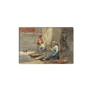   Coiling Tackle 1881 by Winslow Homer Canvas Art Prin