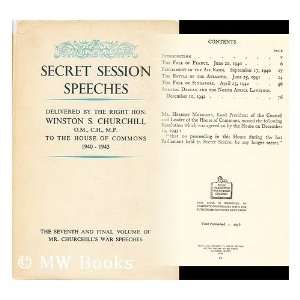   Churchills War Speeches Winston S.; Eade, Charles (compiler