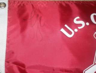 LUCAS GLOVER SIGNED AUTOGRAPH 2009 U.S. OPEN PIN FLAG  