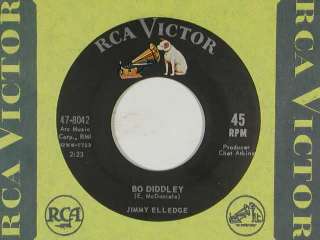 JIMMY ELLEDGE rock 45 BO DIDDLEY / DIAMONDS ~ RCA VG+ to VG++  