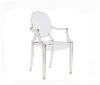 Clear Louis Ghost Chairs Acrylic Clear Arm Chair NEW  