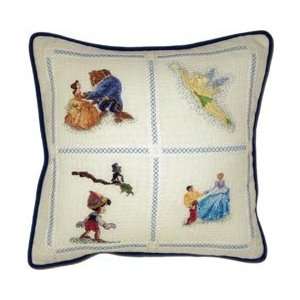 Textiles Disney Dreams Collection Pillow Counted Cross Stitch 
