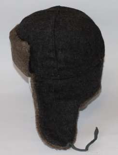   WW2 Russian Military Uniform HAT WWII GULAG ear flapped fur hat  