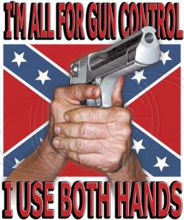 Dixie Outfitters Tshirt Gun Control Confederate Flag Redneck Rebel 