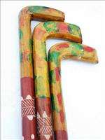 wooden hand carved walking stick cane  this is