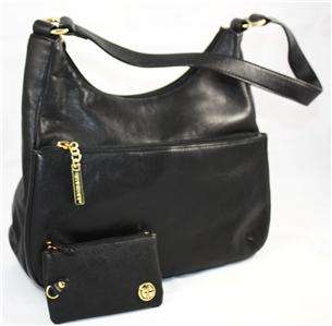 Giani Bernini Handbag, Nappa Glove Leather Black Hobo  