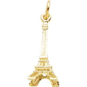    Rembrandt Charms Eiffel Tower Charm, 10K Yellow Gold Jewelry