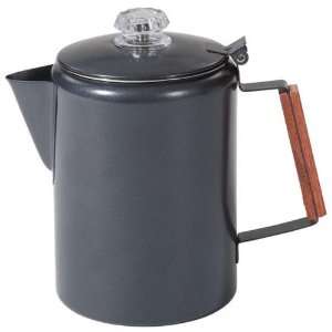    Stansport Black Granite Percolater Coffee Pot