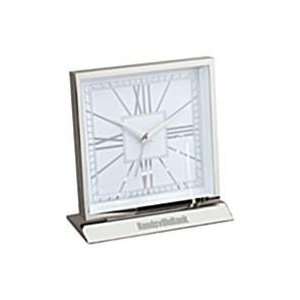  EC1046    Desk Clock Silver Silver
