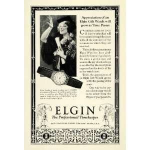 1924 Ad Antique Elgin Wrist Watch Graduation Gift Jewelry Accessories 