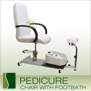   PEDICURE Station Chair Salon SPA EQUIPMENT w/ Foot Bath & Leg Rest
