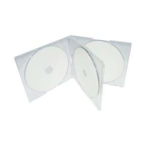  25 STANDARD Clear Quad 4 Disc CD Jewel Cases (DOES NOT 