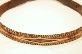 42 Hitched HorseHair Belt 1 1/2 Wide Western Horse Tail  