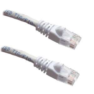  White Ethernet Network, Patch Cable, Molded Snagless Boot 