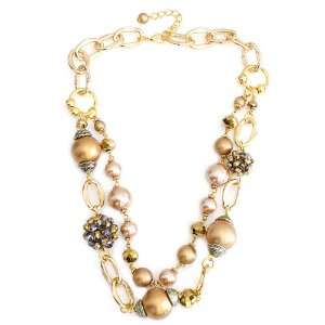  Nexte Jewelry Goldtone Faux Pearl Necklace Jewelry