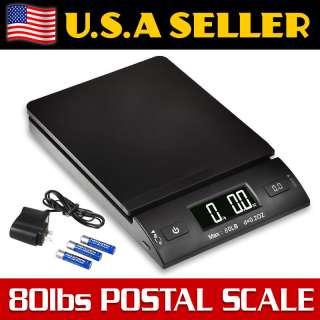 Accuteck A PT80 All In One 80lbx0.2oz Digital Postal Scale With AC 