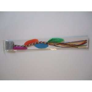  11 Colored Braided Feather Hair Extension Clip In Beauty