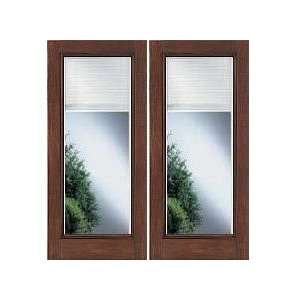 Exterior Door Blinds Between Glass Fiberglass Full Lite Pair (Single 