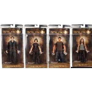  Twilight New Moon Set of Four 7 Action Figures Toys 