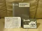 Breville BBL600XL Hemisphere Blender Manual