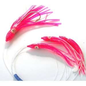  Daisy Chain Bait Rig Pink Saltwater Fishing Lure for Tuna 