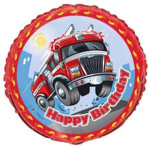  Fast Fire Engine Party Birthday Foil Balloon 18 Toys 