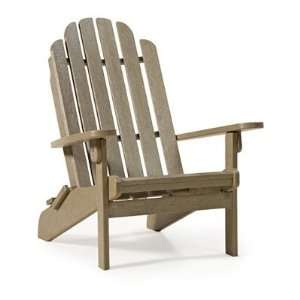  Casual Living BayFront Folding Adirondack Chair, Black 